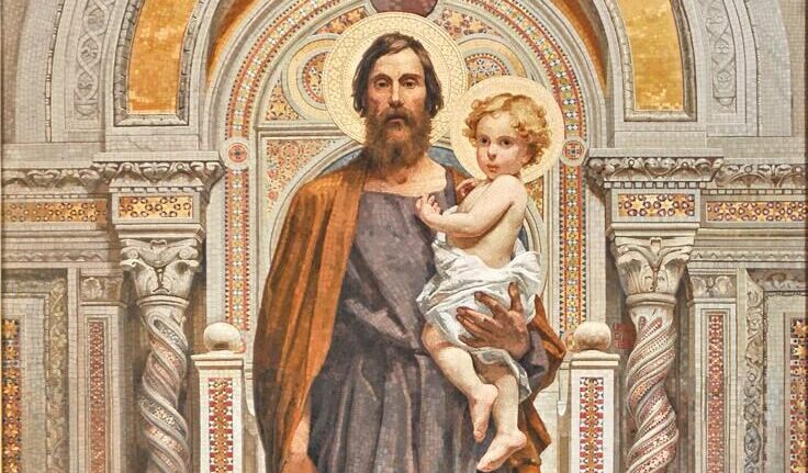 Imagem de São José, Patrono da Igreja Universal e Esposo da Santíssima Virgem