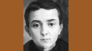 Imagem de São Gabriel de Nossa Senhora das Dores, clérigo passionista