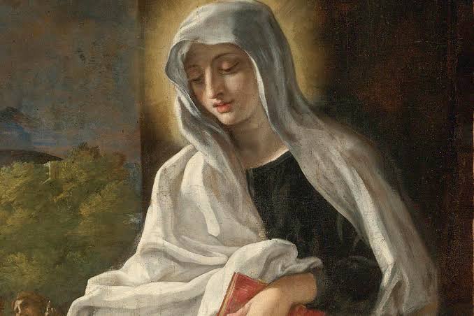 Imagem de Santa Francisca Romana, exemplo de caridade