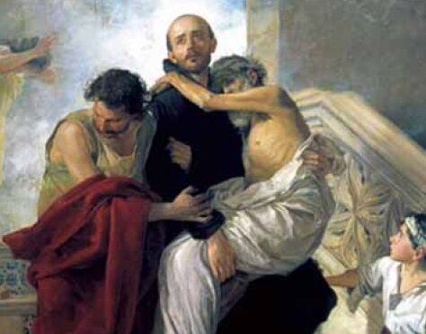 Imagem de São João de Deus, fundador da Ordem Hospitaleira