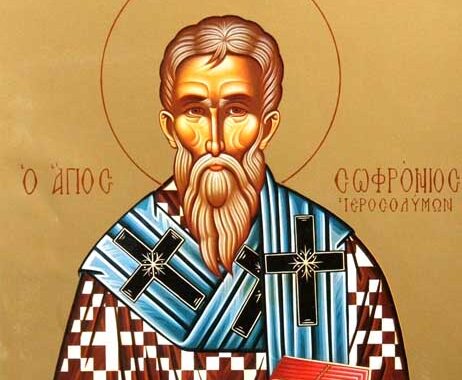 Imagem de São Sofrônio, Bispo de Jerusalém